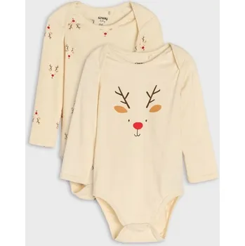 Sinsay - Sada 2&nbsp;body - krémová - 793EM-01X - 793EM-01X-56