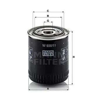 Filtr do auta MANN-FILTER W930/11