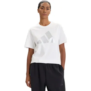 Dámské triko s krátkým rukávem ADIDAS-W C HOL MET T WHITE Bílá M