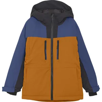 Chlapecká bunda Chlapecká lyžařská bunda COLOR KIDS-Jr. Ski Jacket - Colorblock-741661.3042-Marmalade Oranžová 176