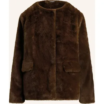 Dámský blejzr Lauren Ralph Lauren Dámská Bunda Z Umělé Kožešiny, tmavě...