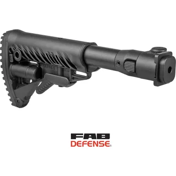 FAB Defense M4-ZAS - Sklopná teleskopická pažba pro Zastava M70 B1, B3 / M77 B1 černá