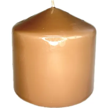 Svíčka Svíčka válec 100/100 bílá káva