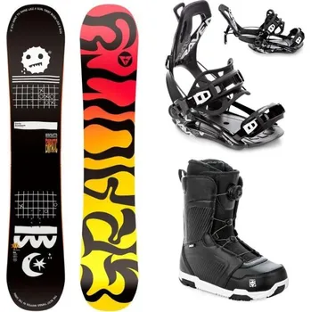 Snowboard Gravity Empatic 25/26 snowboard + Raven Fastec FT360 black vázání + Raven Flush MOZ boty 150 cm Wide + S (EU 35-40) + DÁREK + Doprava ZDARMA