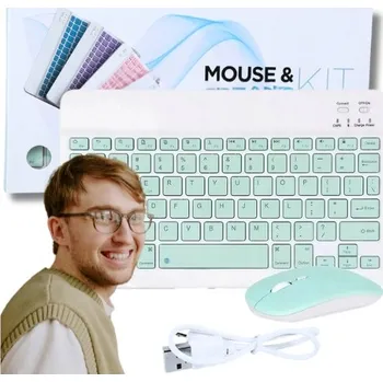 Myš BEZDRÁTOVÁ MYŠ USB MINI SLIM SADA pro notebook TV, PC