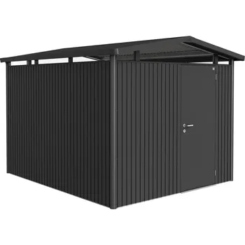 Zahradní domek Domek na nářadí Biohort PANORAMA P5, tmavě šedý, jednokřídlé dveře BH14060