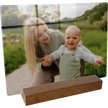 Obraz Fotografie na akrylovém skle se stojanem - A5 na šířku Zvolte variantu: Tmavý stojan