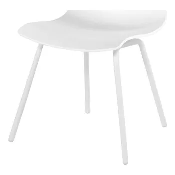 Jídelní židle Sophie Rondo Wave s alu podnoží, Royal White HN21703003