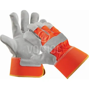 Pracovní rukavice Červa Kombinované výstražné rukavice CURLEW, oranžové vel. 10,5