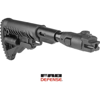 FAB Defense M4-AKP SB - Sklopná pažba s absorberem pro AK-47 typ M16 s polymerovým kloubem černá