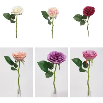 umělá květina Růže Anglická 30 cm mix barev Barva: Krémovo-růžová