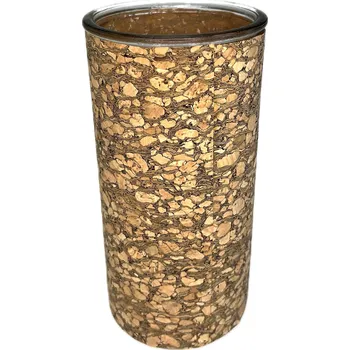 Váza Váza sklo + korek 10x20 cm