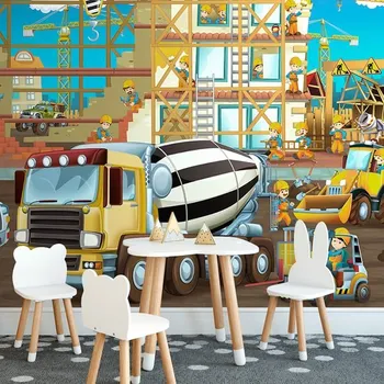 Tapeta Dovido Samolepící tapeta stroje na staveništi