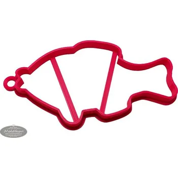 Vykrajovátko Dortmarket Vykrajovátko Kapr XXL - 16,5 x 8,5 cm - 3D tisk