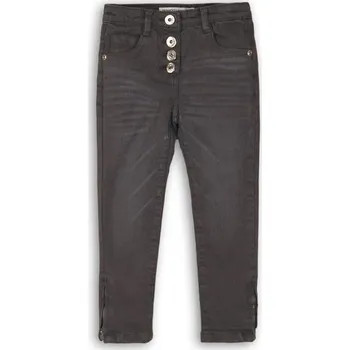 Dívčí kalhoty Kalhoty dívčí s elastenem, Minoti, WISTFUL 13, šedá - 98/104 | 3/4let