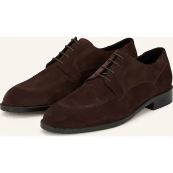 Pánské mokasíny Boss Pánské Šněrovací Boty Tayil, tmavě hnědá, 43