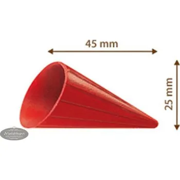 Čokoláda Čoko kornoutek - červený 900 g / cca 264ks