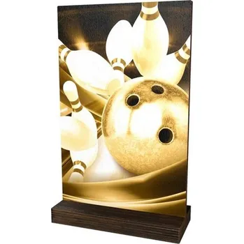 Poháry Bauer Dřevěná plaketa WPLAR01M06 | Bowling