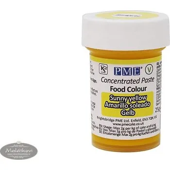 Potravinářské barvivo PME Žlutá gelová barva Sunny Yellow