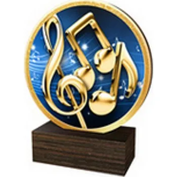 Poháry Bauer Dřevěná plaketa TFRW614 | Hudba