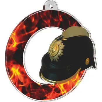 Poháry Bauer Akrylátová medaile MDAH0012 | Hasiči