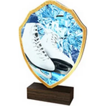 Poháry Bauer Dřevěná plaketa TFRW194 | Krasobruslení