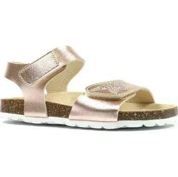 Dívčí baleríny Dětské kožené sandálky Richter - bronzová - 41