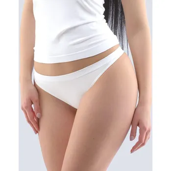 Kalhotky Tanga s úzkým bokem - bílá - M/L