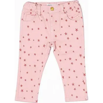 Kojenecké oblečení Kalhoty dívčí, Minoti, PARTY 2, růžová - 80/86 | 12-18m