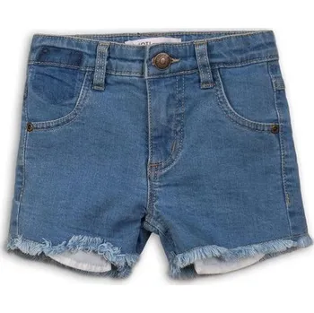 Dívčí kraťasy Kraťasy dívčí džínové, Minoti, BEACHY 7, modrá - 98/104 | 3/4let
