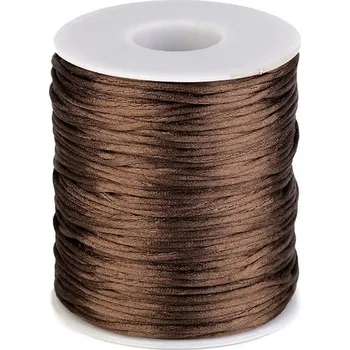 Příze Saténová šňůra Ø1 mm - 31 hnědá