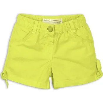 Dívčí kraťasy Kraťasy dívčí bavlněné, Minoti, 2SHORT 1, žlutá - 122/128 | 7/8let