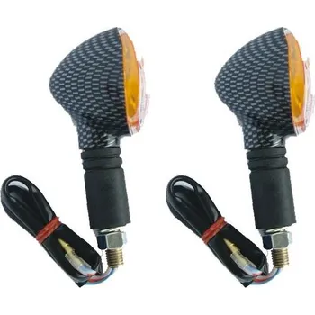 Osvětlení pro motocykl Moto blinkry LITTLE DUKE karbonové