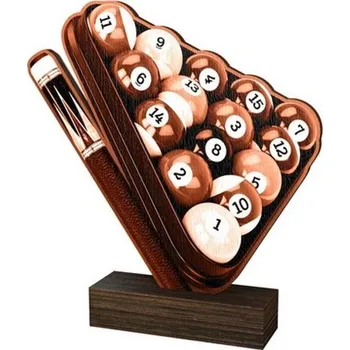 Poháry Bauer Dřevěná plaketa WF057 | Billiard