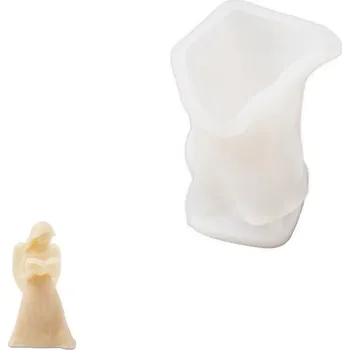 kreativní sada Manumi Silikonová forma pro kreativní hmoty ve tvaru anděla s knihou 70x60x105mm