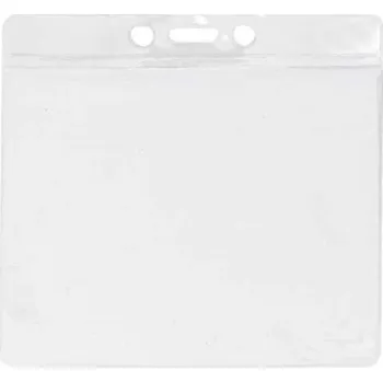 Obálka Visačka měkký plast na šířku (102 × 93 mm) (100 ks)