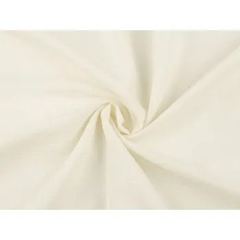 Krepová látka PES METRÁŽ - 2 krémová světlá