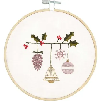 kreativní sada Rico Design Sada na vyšívání dekorace s vánočním motivem