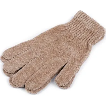 Rukavice Pánské žinylkové rukavice - 1 béžová