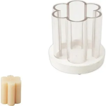 kreativní sada Polykarbonátová forma na svíčku ve tvaru kytky 68x75mm