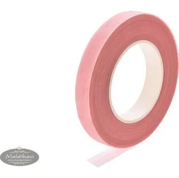 Lepicí páska Začišťovací ovinovací floristická páska růžová - 13 mm