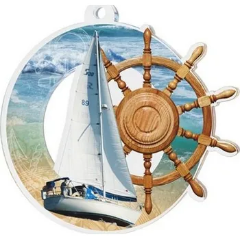 Poháry Bauer Akrylátová medaile MDA0010M63 | Jachta