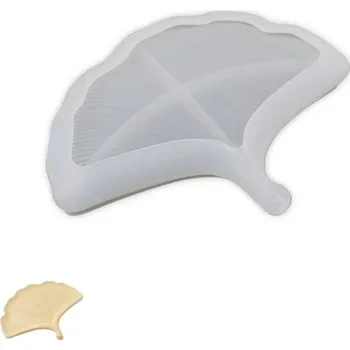 Manumi Silikonová forma pro kreativní hmoty miska ve tvaru ginko listu 147x185mm