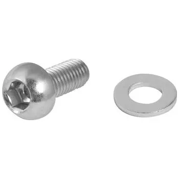 Košík na láhev FORCE šroub košíku M5x12mm inbus, Fe, stříbrný