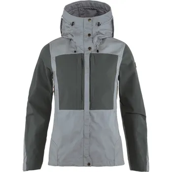 Horolezecká bunda dámská FJÄLLRÄVEN Keb Jacket W Flint Grey-Basalt - XL