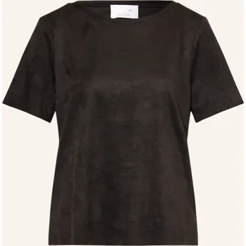 Dámské tričko Juvia Dámské Tričko Belinda V Koženém Vzhledu, černá, 36