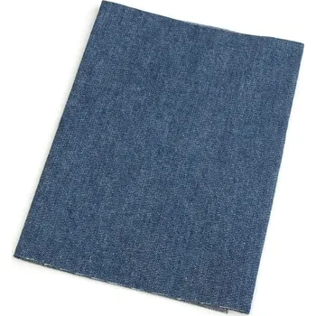 Textilní nažehlovací páska Nažehlovací záplaty riflové 20x43 cm - 2 modrá delta