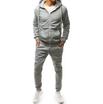 Buďchlap Jednoduchá světle šedá tepláková souprava