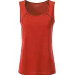 James & Nicholson (Daiber) Dámské funkční tílko JN493 - Červený melír / titanová | M