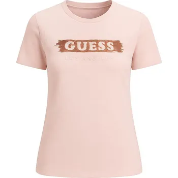 Dámské tričko Guess dámské tričko Nina Tee růžové Pink